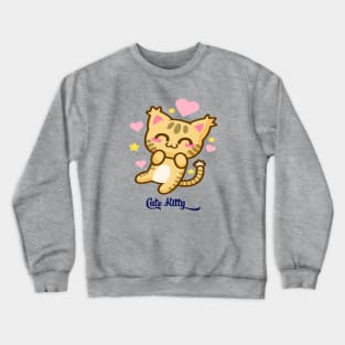 Lover kitty cat Crewneck Sweatshirt